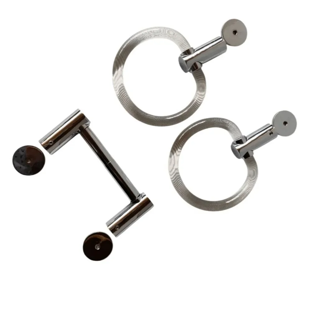 Vintage Lucite Set Bathroom Towel Bar & Toilet Paper Holder